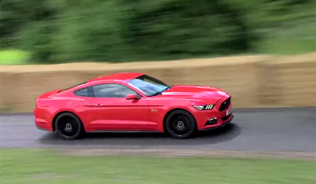 Video: 2015 Ford Mustang Hits Goodwood Hillclimb