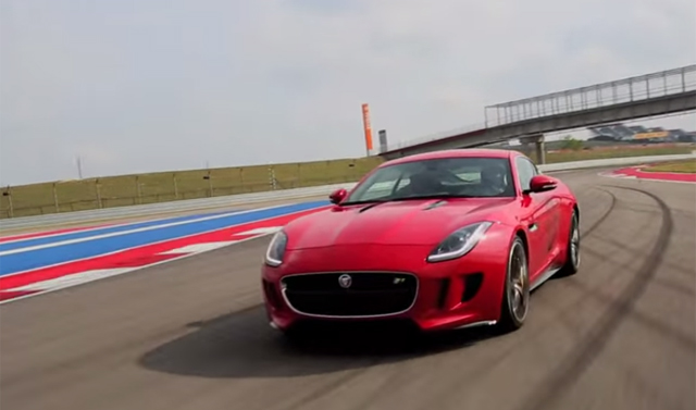 Video: Jaguar F-Type R Coupe Hits Circuit of the Americas