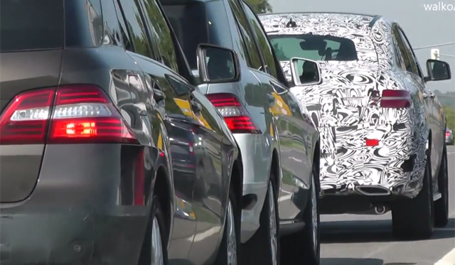 Video: Mercedes-Benz ML Coupe Tests Alongside Facelifted M-Class