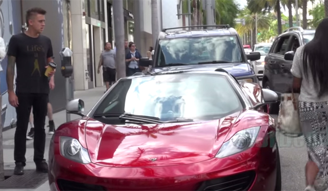 Video: Pretending to Dent Supercars in L.A!