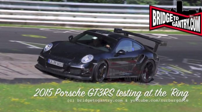 Video: 2015 Porsche GT3RS in Action at the Nürburgring