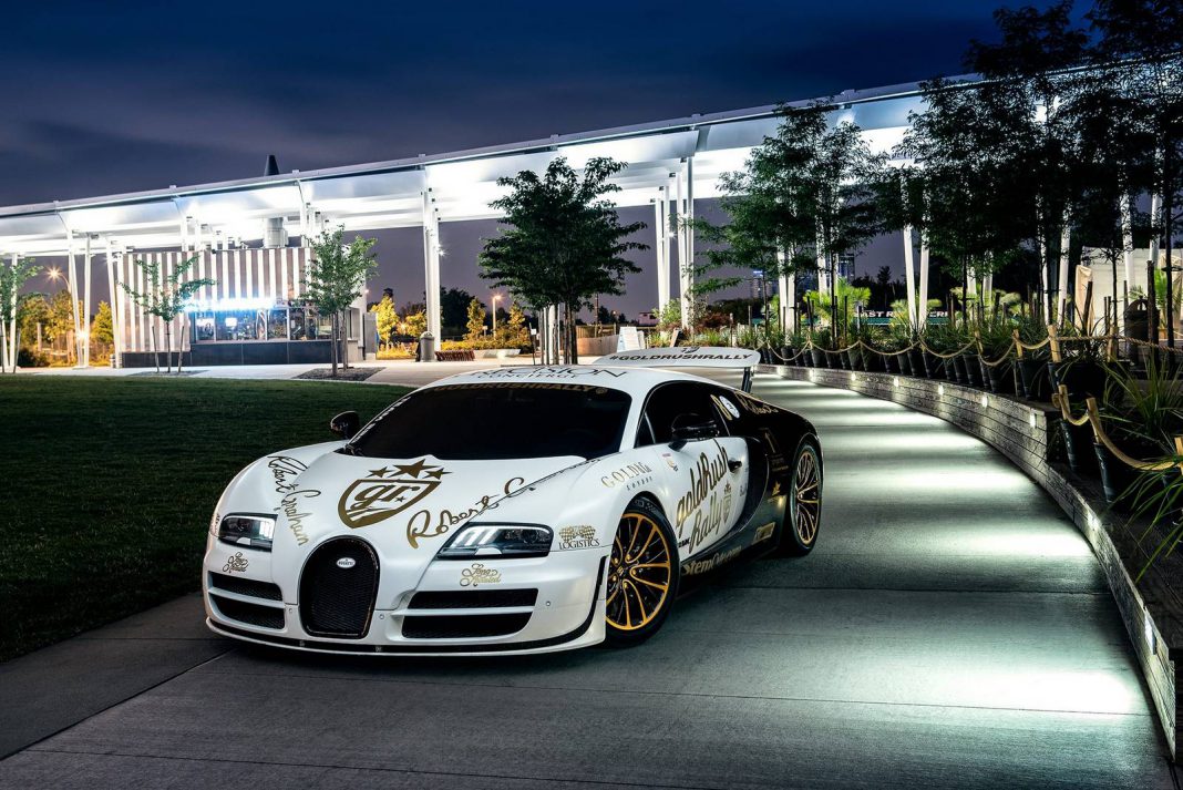 goldRush Rally Bugatti Veyron Supersport Pur Blanc in NYC