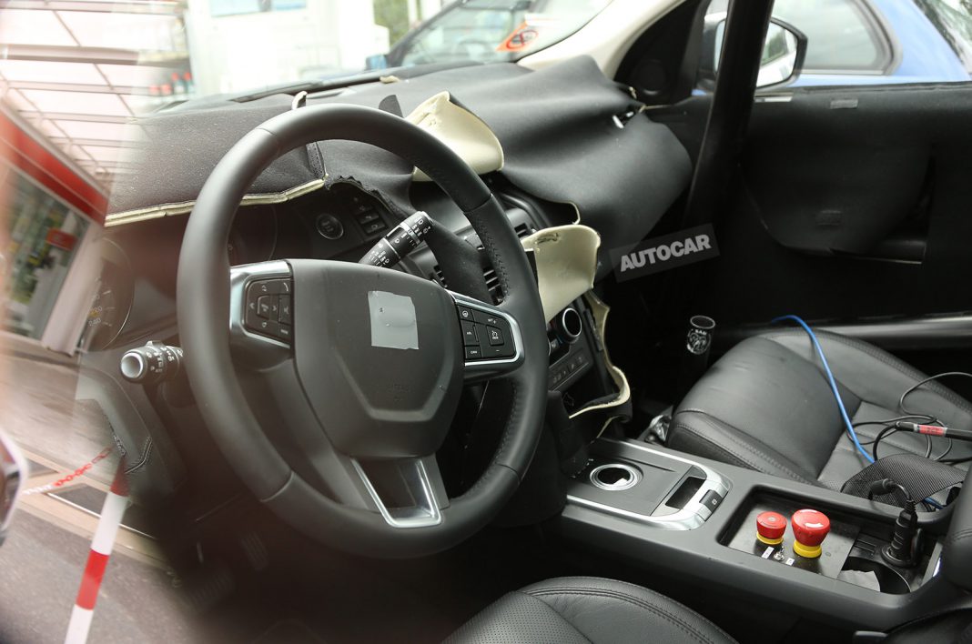 Interior of Land Rover Discovery Sport Spied!