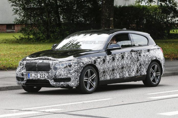 Facelifted BMW 1-Series Tests