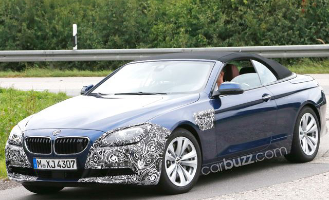 Facelifted BMW 6-Series Cabriolet Spied Testing