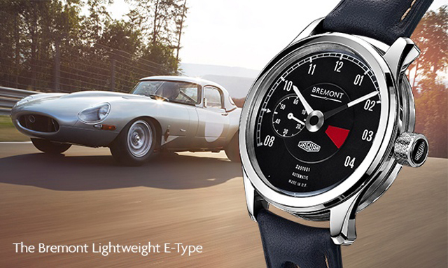 Jaguar and Bremont Create Exclusive Watch for Lightweight E-Type Owners