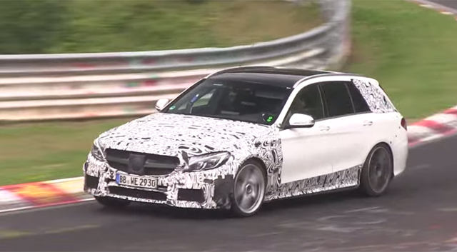 Video: 2015 Mercedes-Benz C63 AMG Sedan and Estate Spied
