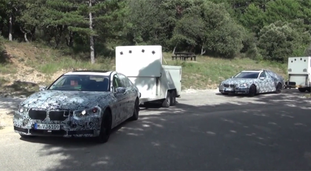 Video: Two 2016 BMW 7-Series Prototypes Spied Testing
