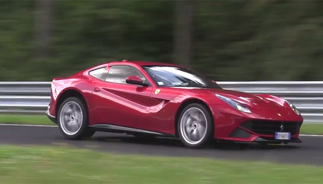 Video: Ferrari F12 Hits the Nurburgring in Possible Timed Lap Attempt