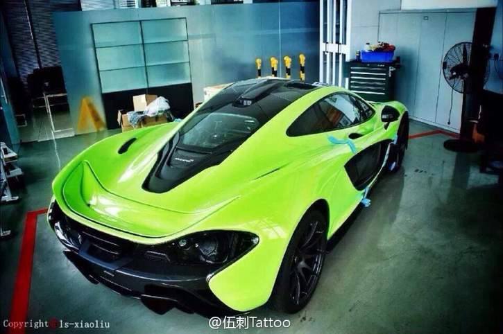 Bright Green McLaren P1 Delivered in China
