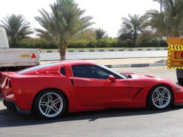 Overkill: Widebody Corvette C6 from Dubai