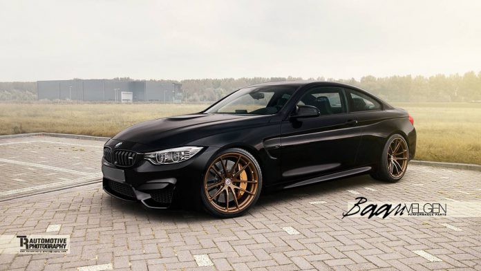 Black BMW M4 with Matt Bronze HRE Wheels