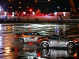 Nissan Sets Twin Vehicle Drifting World Record
