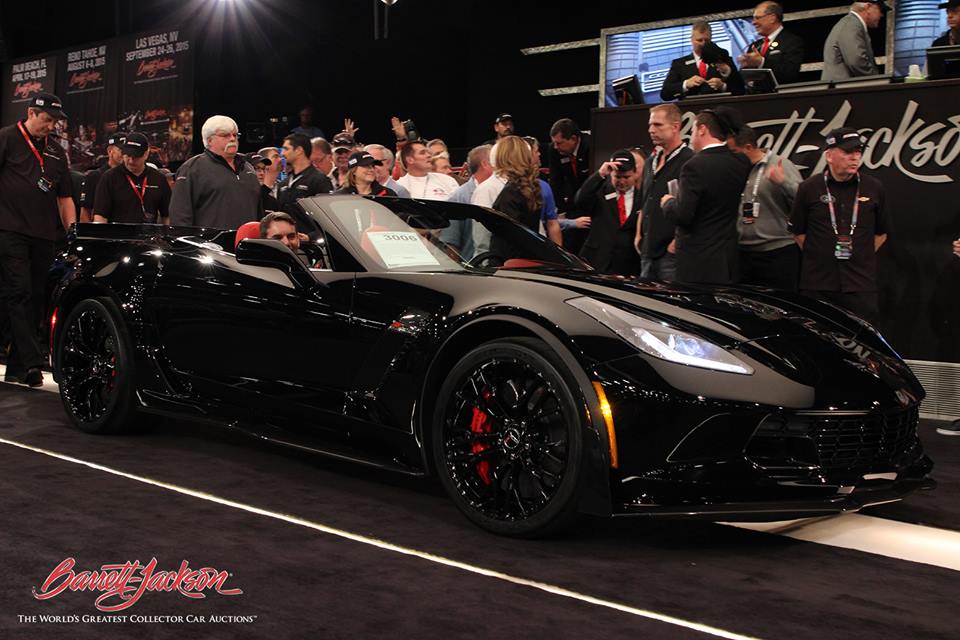 2015 Corvette Z06 VIN 001 Auctions for $800,000