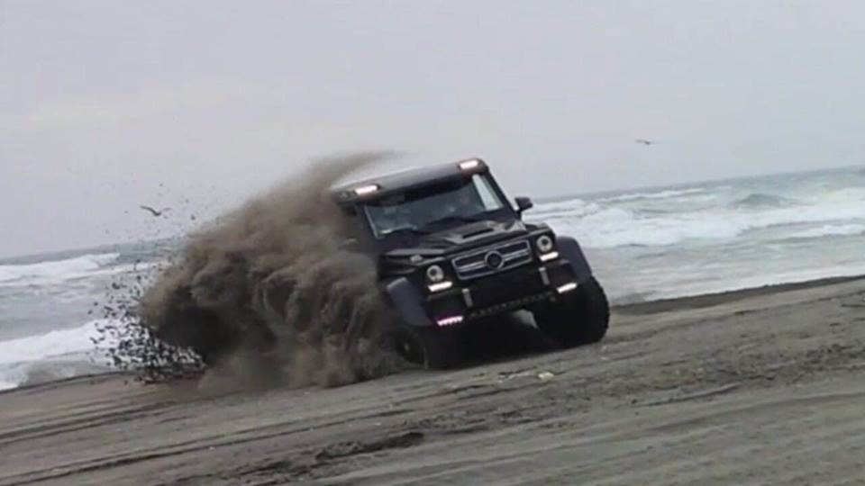 Brabus G63 AMG 6x6 Explores Chilean Sand Dunes!