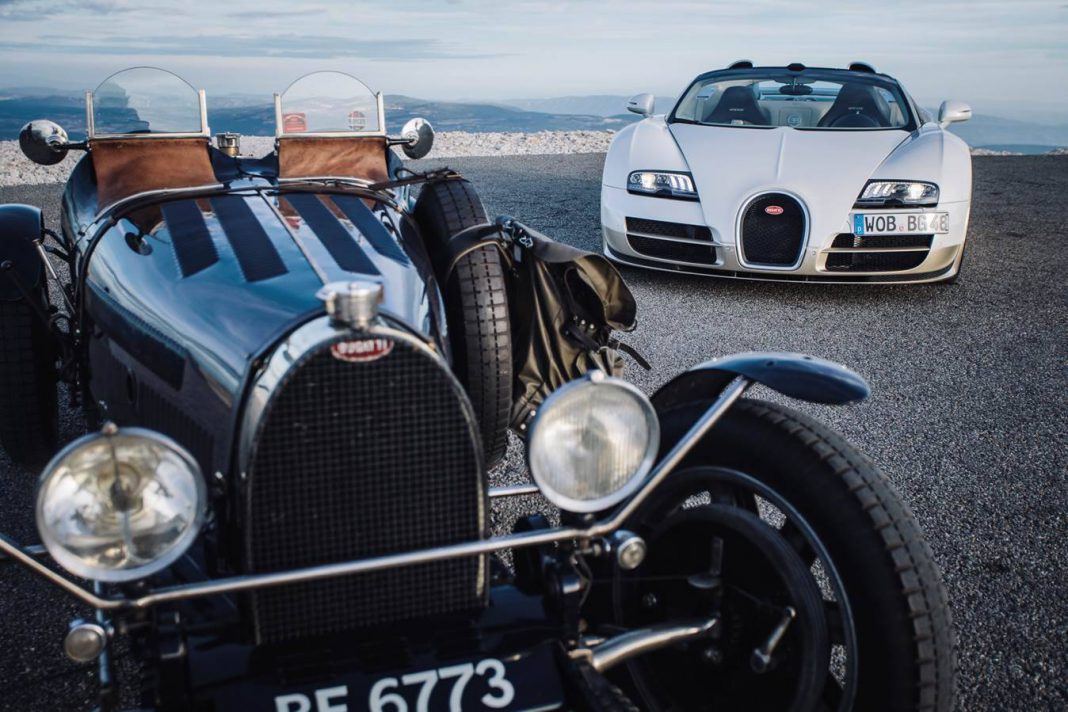 Bugatti Veyron Vitesse Tours with Legendary Bugatti Type 51