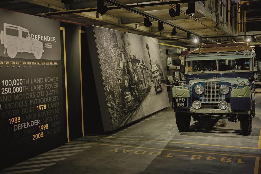 Land Rover Recreates 1948 Defender Production Line