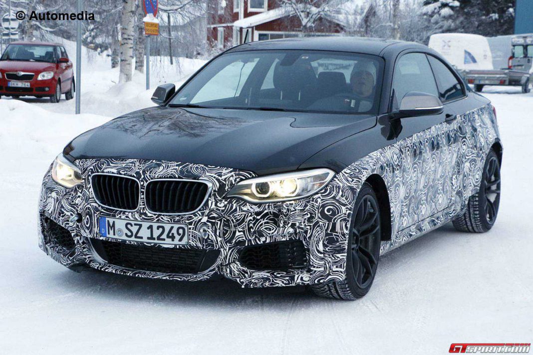 2016 BMW M2 Spied Testing at Snowy Nurburgring