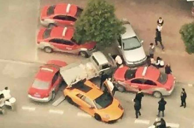Lamborghini Murcielago SV Wrecked in China