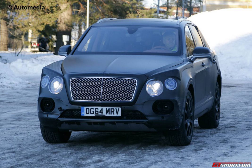 Spy Shots: Upcoming Bentley Bentayga Testing at the Arctic Circle