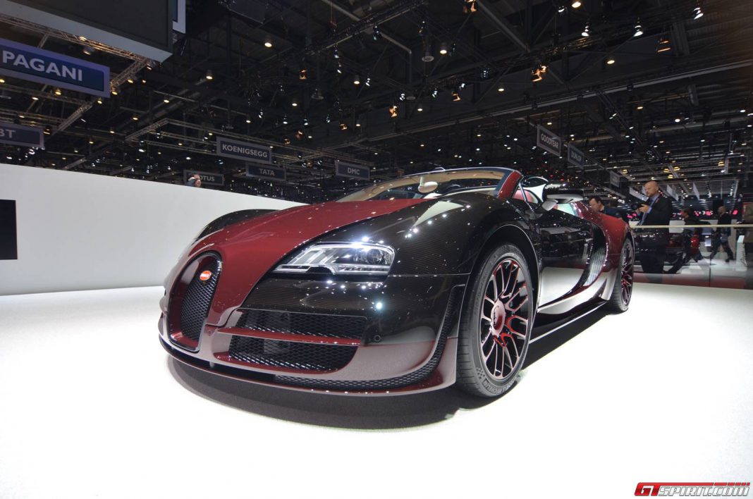 Bugatti Veyron Grand Sport Vitesse La Finale at the Geneva Motor Show 2015