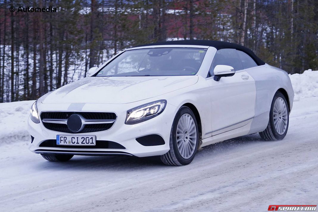 Mercedes-Benz S-Class Cabriolet Revealed in New Spy Shots