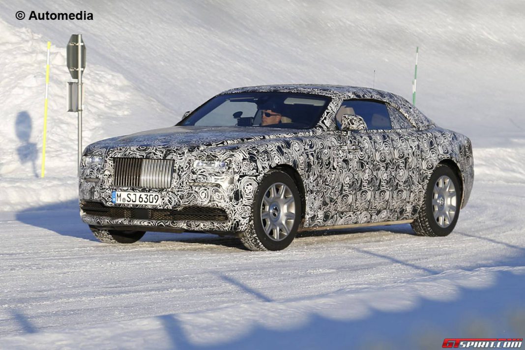 First Rolls-Royce Wraith Drophead Coupe Spy Shots Emerge