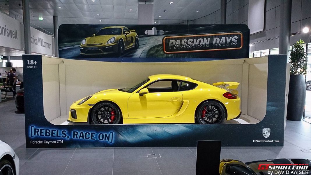 Porsche Presents Cayman GT4 as Full Sized Toy Car