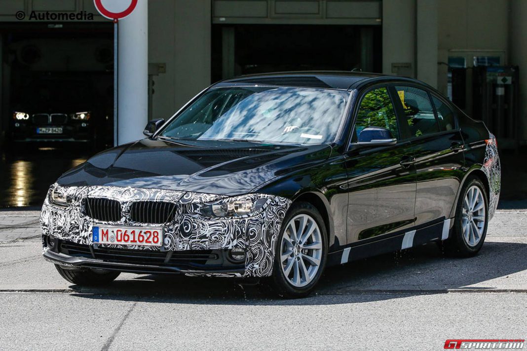 New BMW 3-Series Facelift Spy Shots with Less Camo