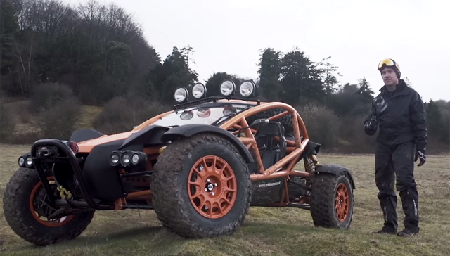 Ariel Nomad offroading