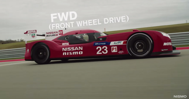 Nissan GT-R LM Nismo front wheel drive