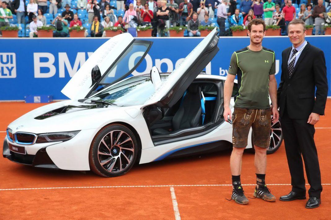 Andy Murray awarded white BMW i8