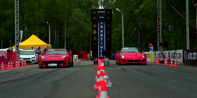 Ferrari F12 vs 599 GTO
