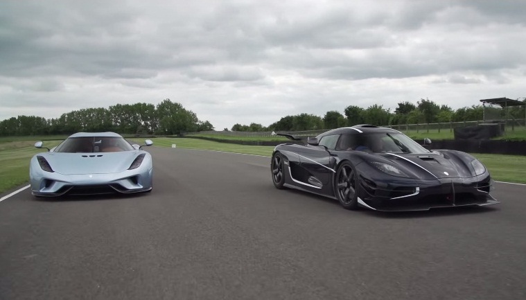 Koenigsegg Regera and One:1 driving together