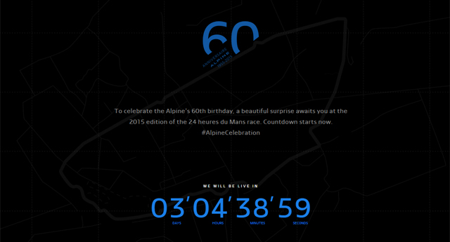 Renault Alpine teased before 24 Hours of Le Mans 2015