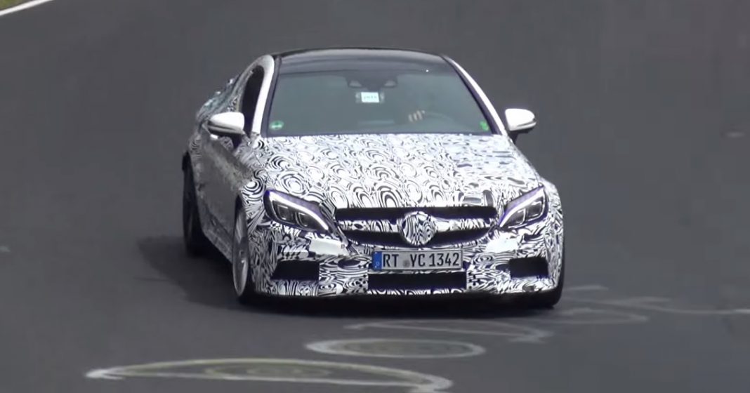 Mercedes-AMG C63 Coupe spied on the Nurburgring