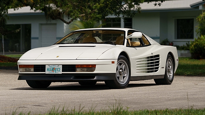 Miami Vice Ferrari Testarossa heading to auction