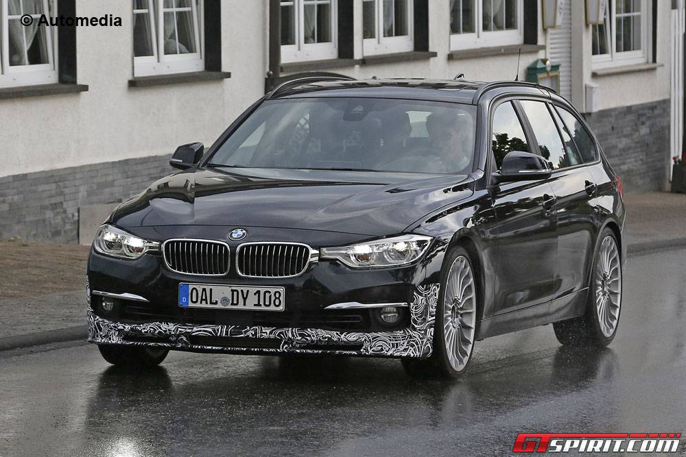 Facelifted Alpina D3 spy shot front