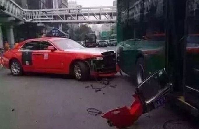 Psy crashes Rolls-Royce Ghost