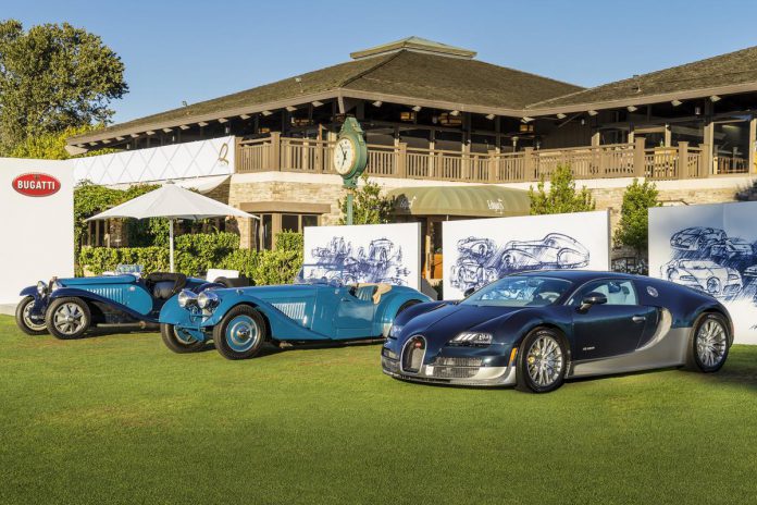 All Time Bugatti Super Sport Models Star at Monterey Car Week 2015
