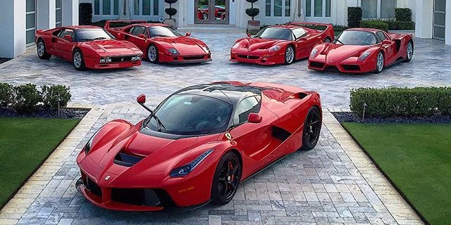 Ferrari 288 GTO, F40, F50, Enzo, LaFerrari