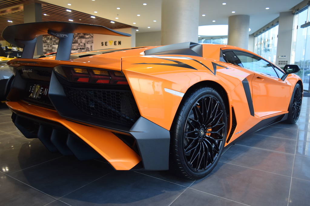 Orange Lamborghini Aventador SV For Sale From Seven Car ...