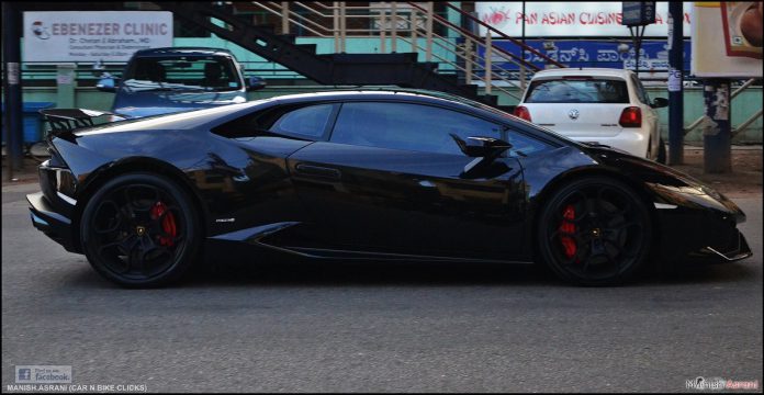 Lamborghini Huracan Bangalore Black