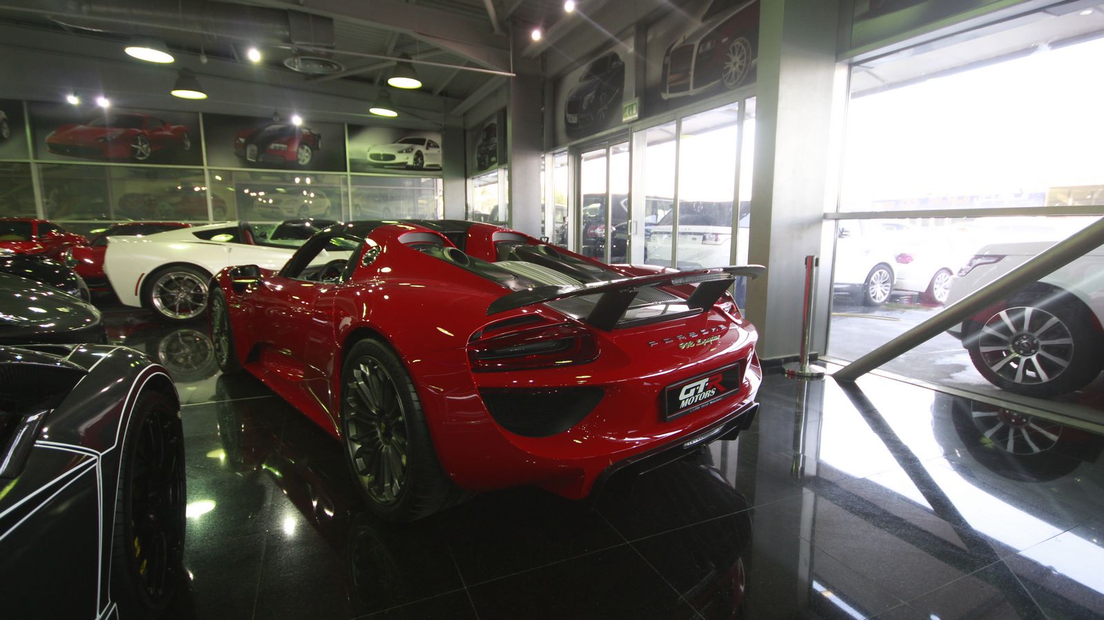 Bright Red Porsche 918 Spyder For Sale In Dubai Gtspirit