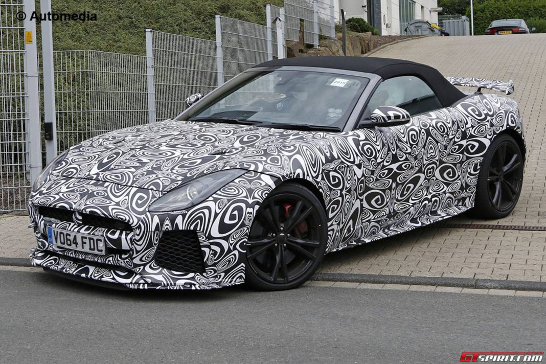 First Spy Shots of the Jaguar F-Type RS