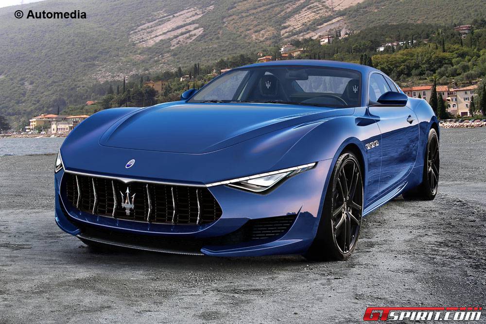 Production-Spec Maserati Alfieri Rendered
