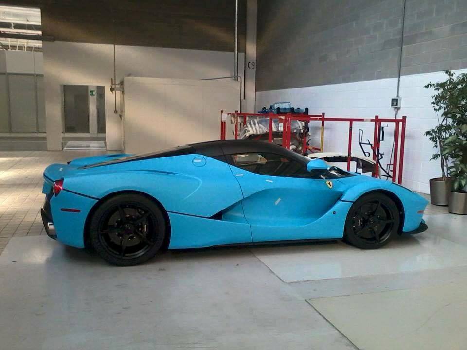 Blue Ferrari LaFerrari