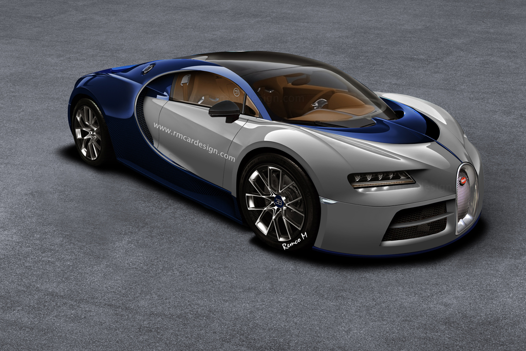 Bugatti Chiron rendered