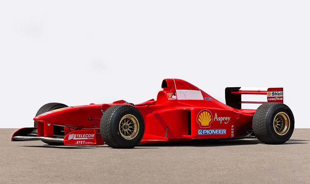 Michael Schumacher Ferrari F1 car being auction