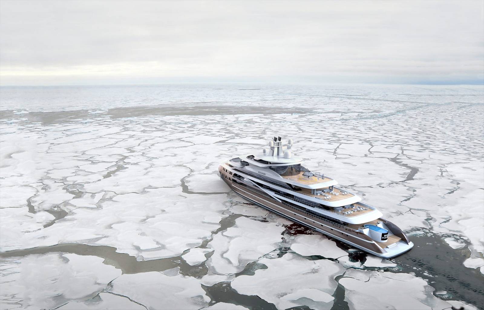 superyacht ice location